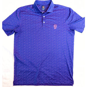 NWOT Men’s Medium Donald Ross Sport Golf Polo Purple/Pink W/Embroidered Logo